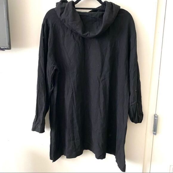 Cowlneck Tunic in Black Sz‎ Medium - Picture 1 of 4